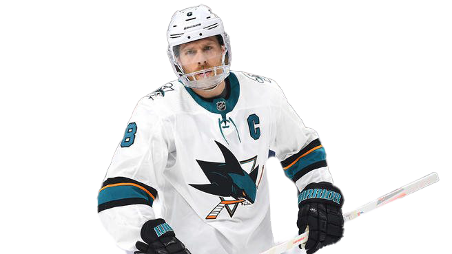 Joe Pavelski Png (white, lavender)