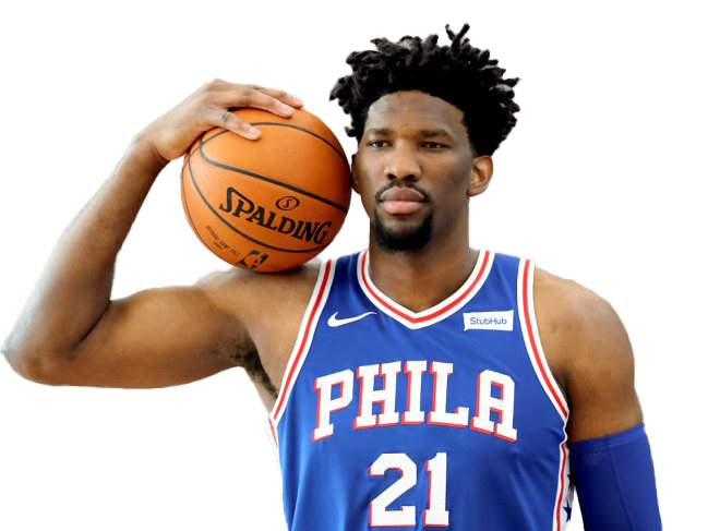 Joel Embiid Png Pic (white, teal, black)