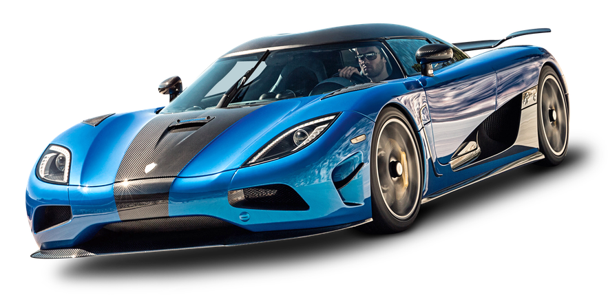 Koenigsegg Agera R Png File (teal, black)