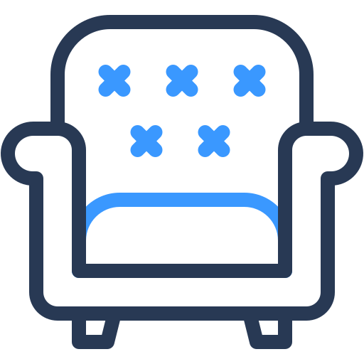 Sofa Household And Furniture Armchair Icon Free Png Icon Download (greenish blue, black, indigo)