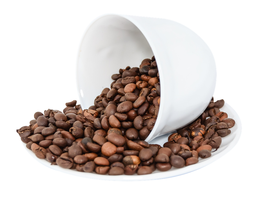 Coffee Beans Cup Png (lavender, black, white)