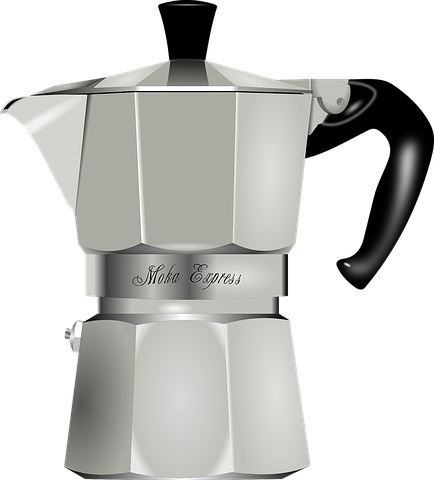 Coffee Maker Png Isolated Photo (black, silver)