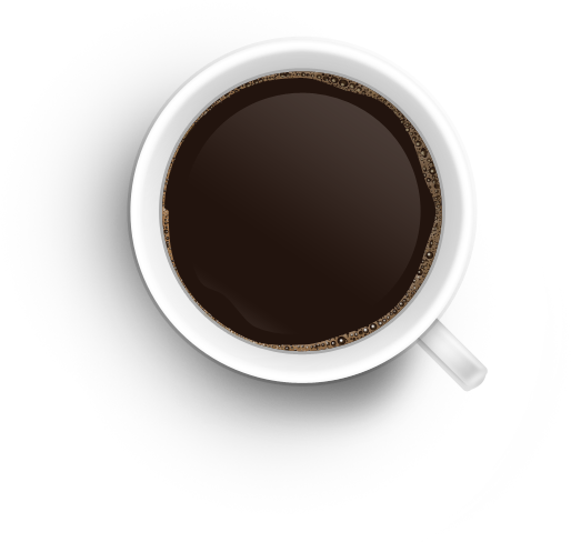 Coffee Mug Top Png Image (white, silver, black)