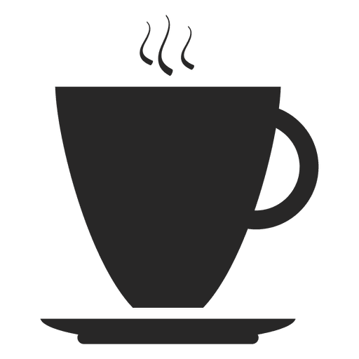 Coffee Silhoutte Png (gray, black, green, teal)