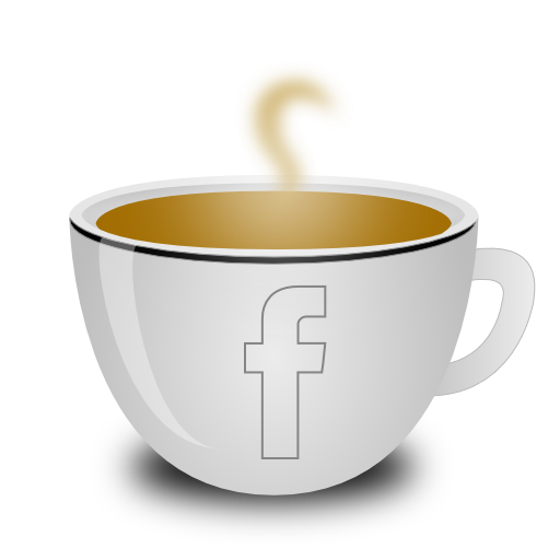 Coffee Facebook Black Free Transparent Png Icon Download (silver, lavender, black, white)