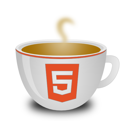 Coffee Html Free Png Icon Download (silver, chocolate, black, white)