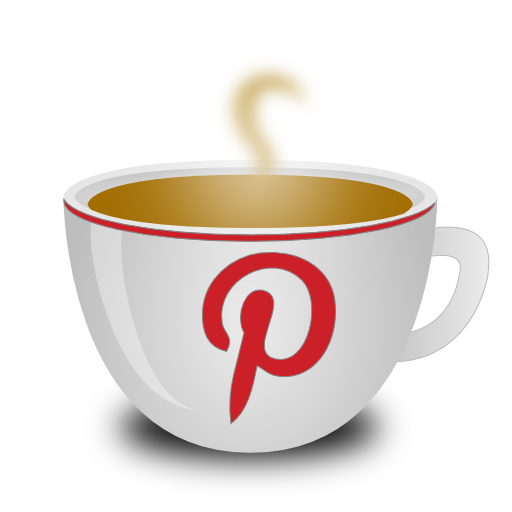 Coffee Pinterest Free Png Icon Download (silver, lavender, black, white)