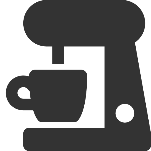 Coffeemachine Beverage Coffee Free Transparent Png Icon Download (black)