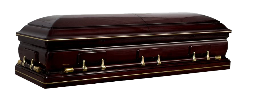 Coffin Png File (black, white)