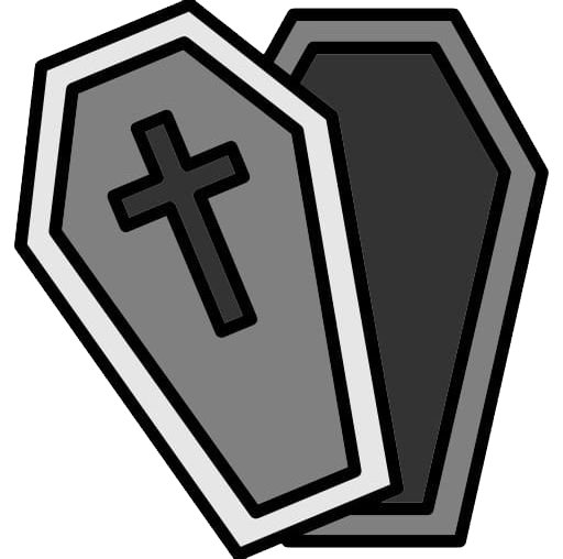 Coffin Png Transparent Hd Photo (gray, lavender, white, black)