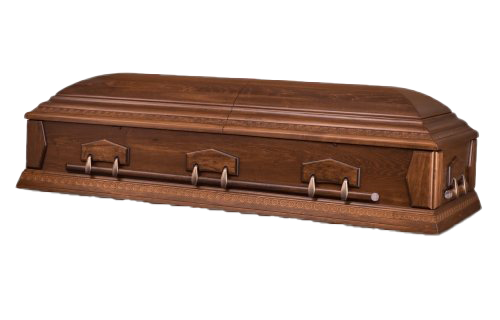 Coffin Transparent Background (white, maroon)