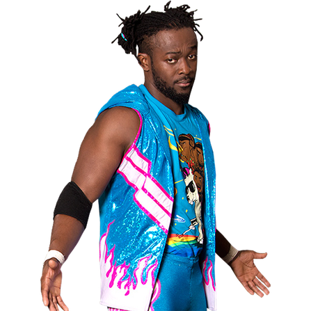 Kofi Kingston Png Free Download (white, teal, black)