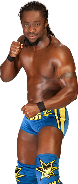 Kofi Kingston Png Picture (black, maroon)