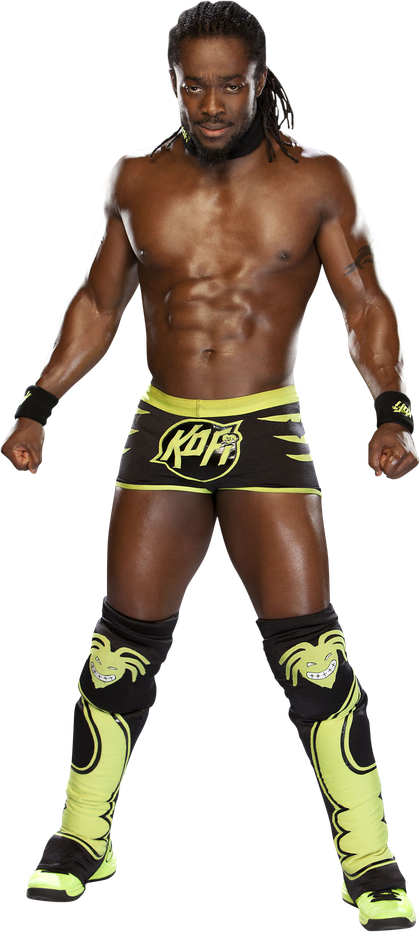 Kofi Kingston Transparent Png (black)