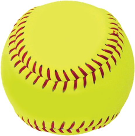 Softball Png File (black, gold)