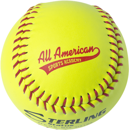 Softball Png Isolated Image (black, yellow)