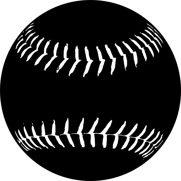 Softball Png Photo (black, indigo, white)