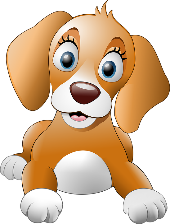 Dog Cartoon Png Image (lavender, black, chocolate, white)