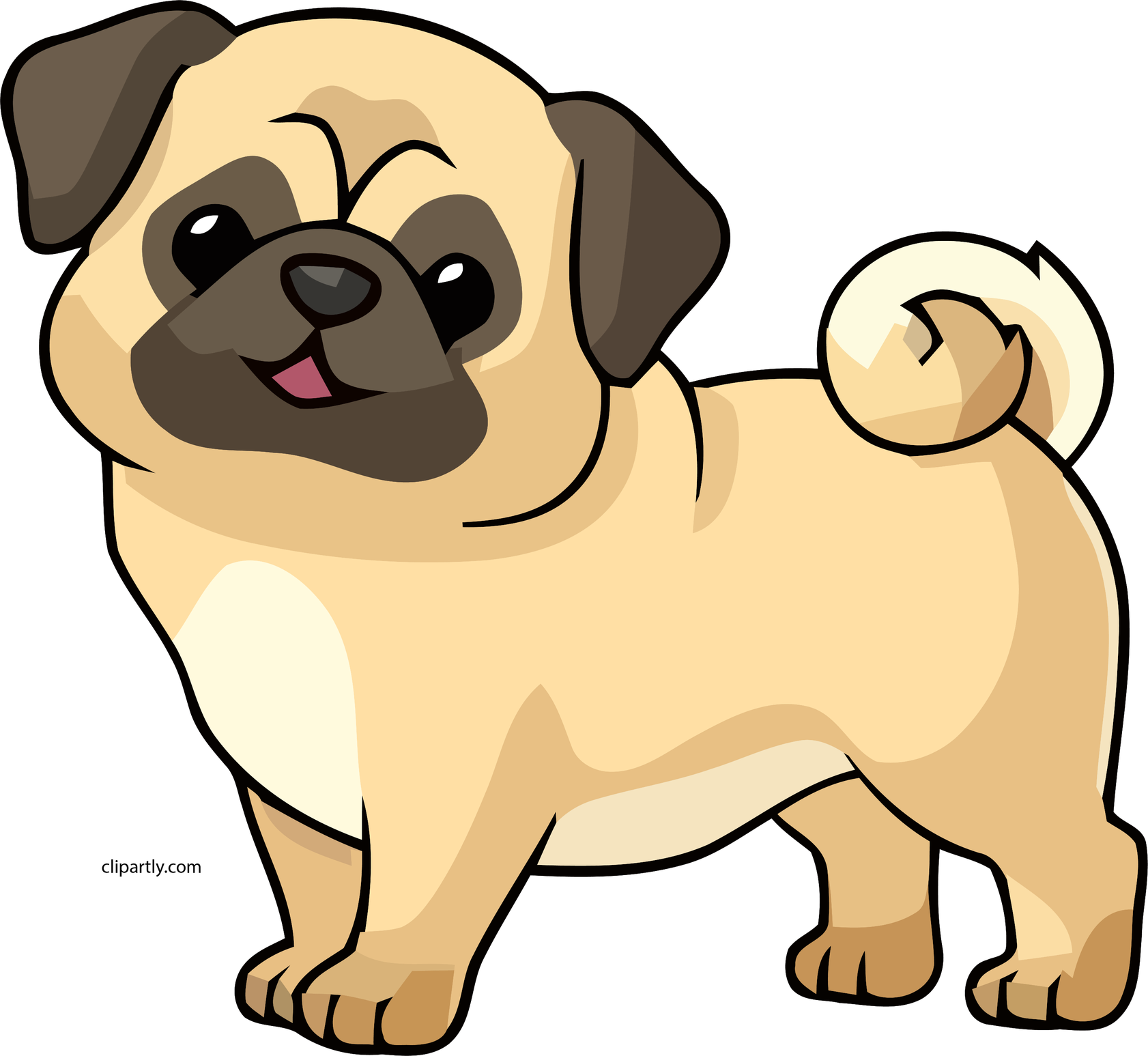 Dog Cartoon Png (pink, beige, salmon, black, silver)