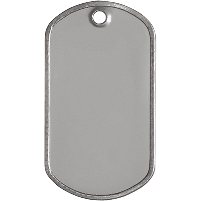 Dog Tag (gray, silver)