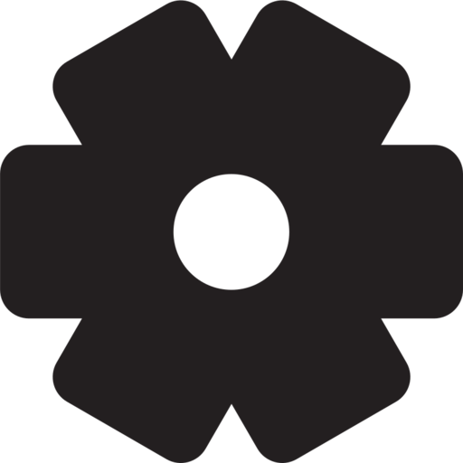 Cog Free Png Icon Download (black)