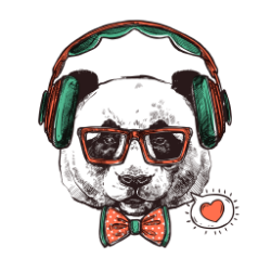 Dog Music Free Png Icon Download (lavender, black, white)