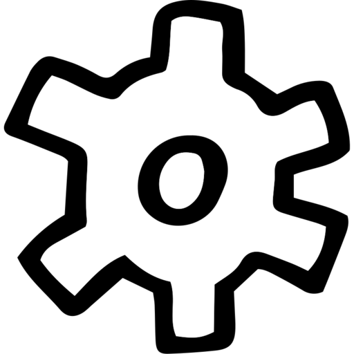 Cog1 Free Png Icon Download (white, lavender, black, gray)