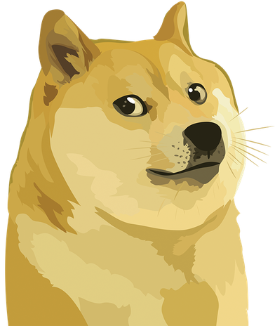 Doge Png Picture (pink, salmon, chocolate, black, silver)