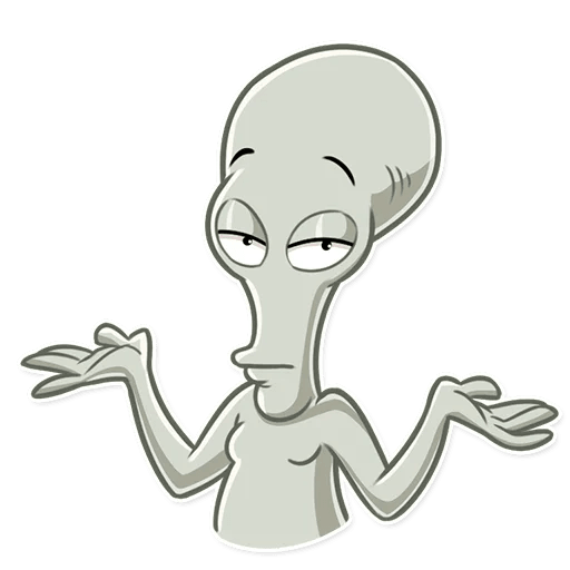 Roger American Dad Download Png Image (gray, silver, beige)