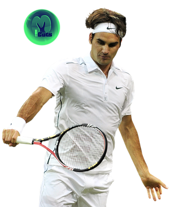 Roger Federer Png Clipart (lavender, black, white)