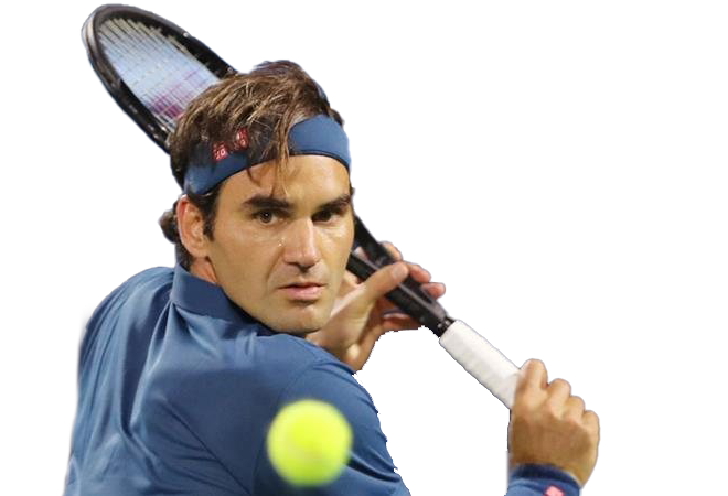 Roger Federer Png Hd Isolated (indigo, white)