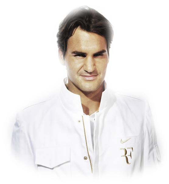 Roger Federer Png Image (gray, lavender, white)