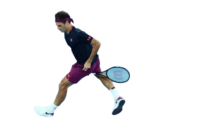 Roger Federer Png Isolated File (lavender, black, white)