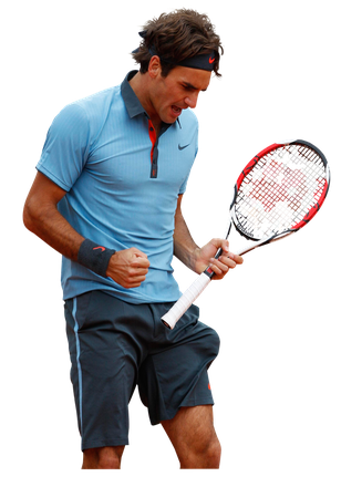 Roger Federer Png Photo (black)