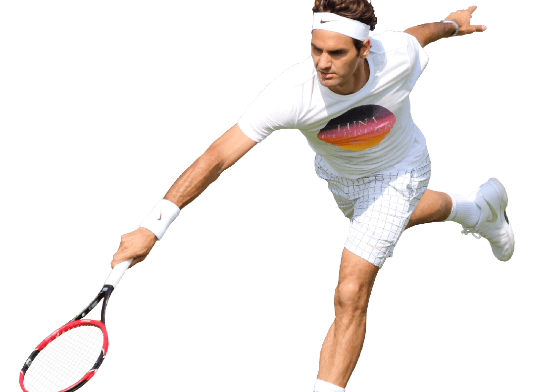 Roger Federer Png Pic (gray, white)