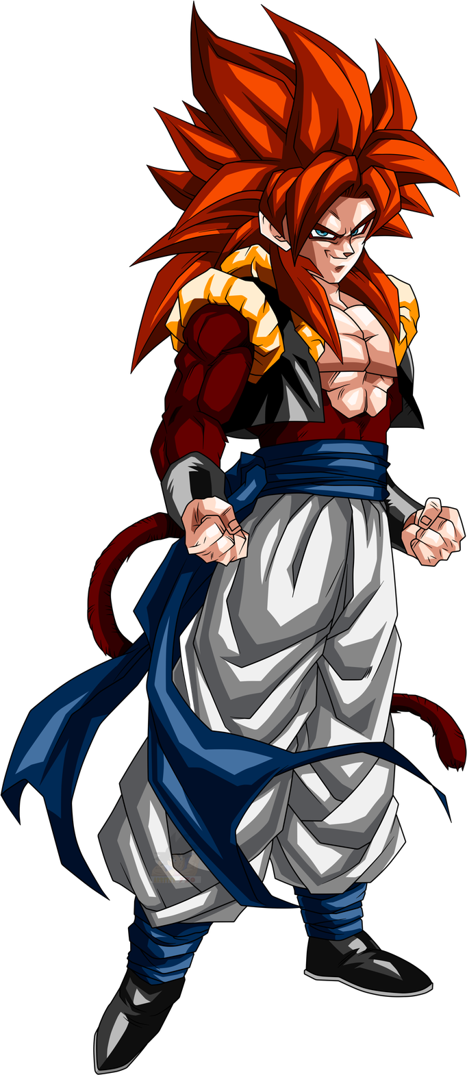 Gogeta Png File (black)