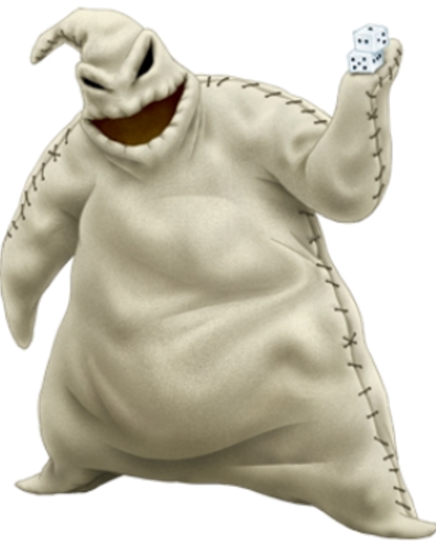 Oogie Boogie Ghost Png File (silver, black, gray)