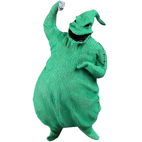 Oogie Boogie Ghost Png Image (white, gray, teal)