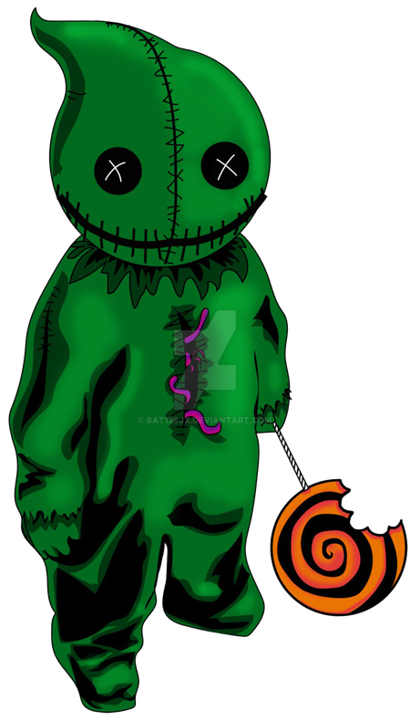 Oogie Boogie Ghost Png Transparent Image (green, black)