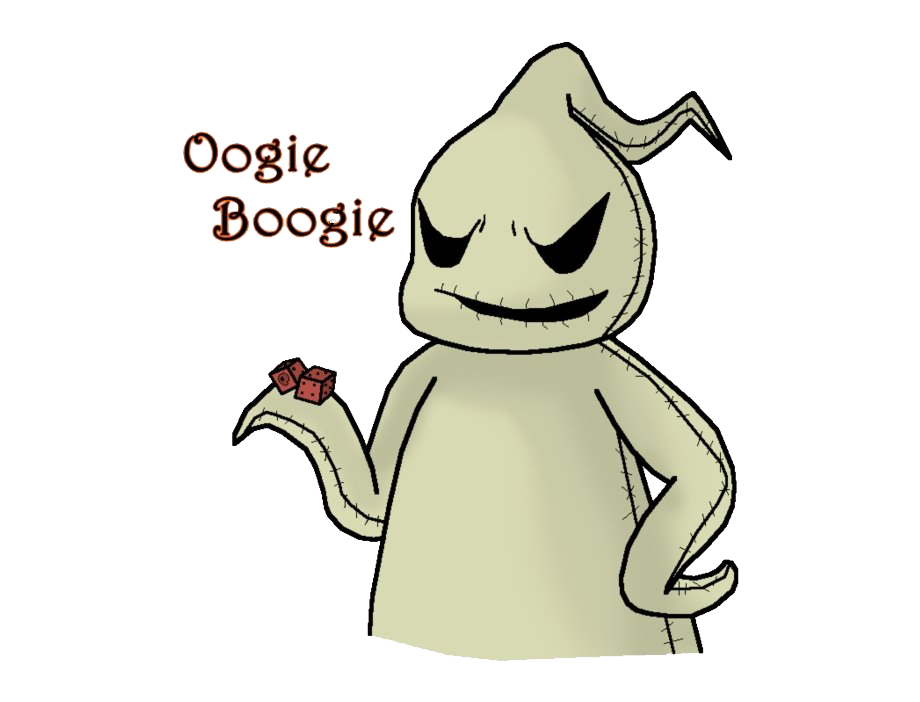 Oogie Boogie Png Clipart (white, silver, black)