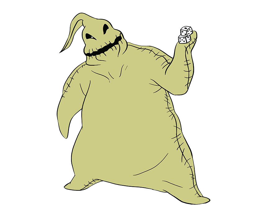 Oogie Boogie Png Free Download (white, silver)