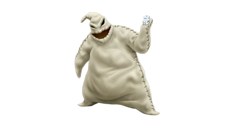 Oogie Boogie Png Photo (white, gray, silver)