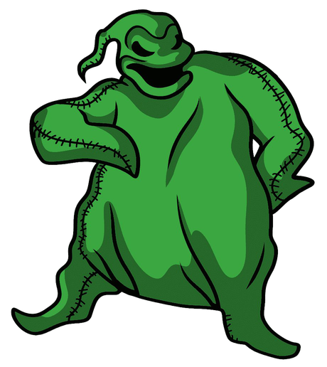 Oogie Boogie Png Transparent Picture (green, black, teal)