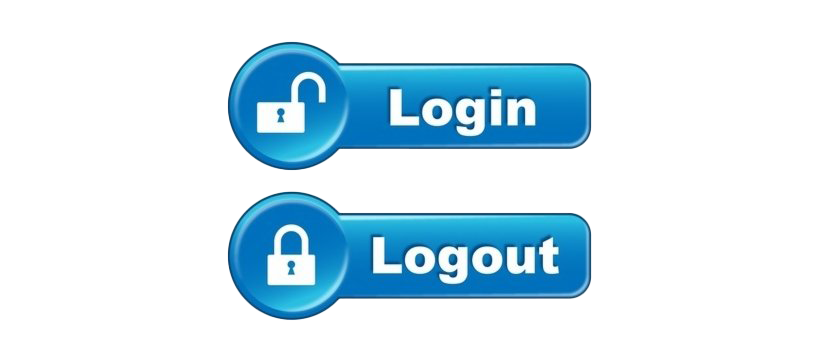 Login Button Png (teal, lavender, white)