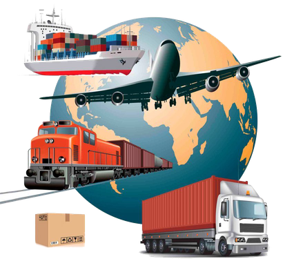 Logistics Transport Png Transparent Image (pink, chocolate, black, salmon, white)