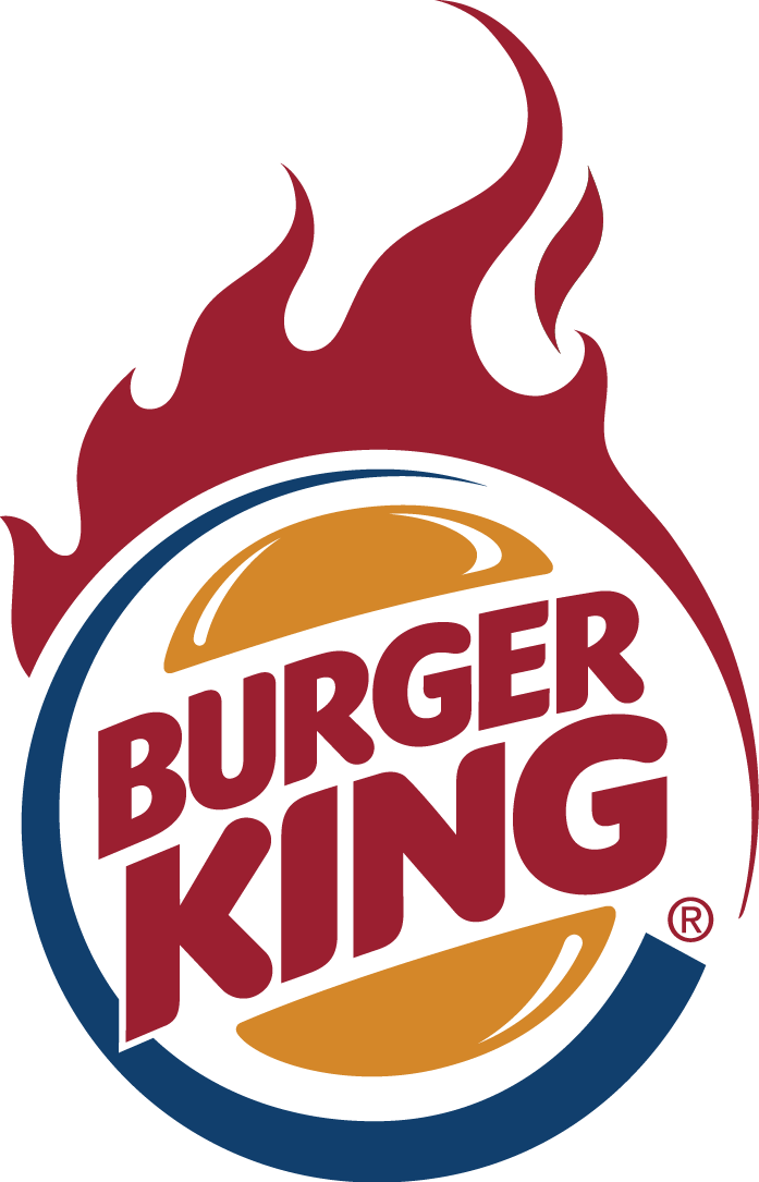 Logo Burger King Png Clipart (white, maroon, chocolate, navy)