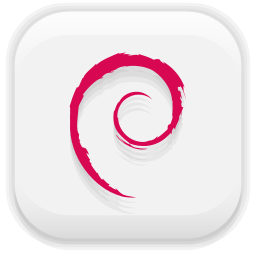 Logo Debian Free Png Icon Download (lavender, black, white)