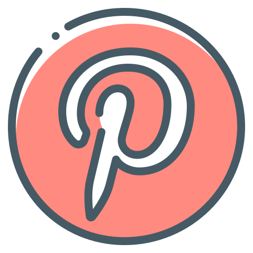 Logo Pinterest Pin Icon Free Png Icon Download (salmon, white, black, gray, teal)