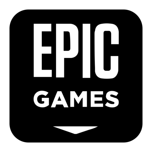 Logo Play Epic Games Free Png Icon Download (silver, white, black, gray)