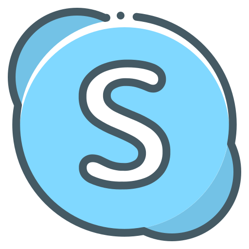 Logo Skype Icon Free Png Icon Download (silver, white, mint, black, gray)